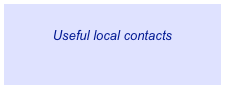 
Useful local contacts
