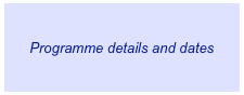 Programme details and dates